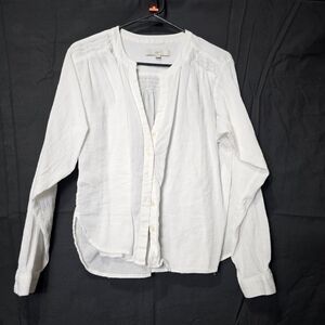 Loft white button down
